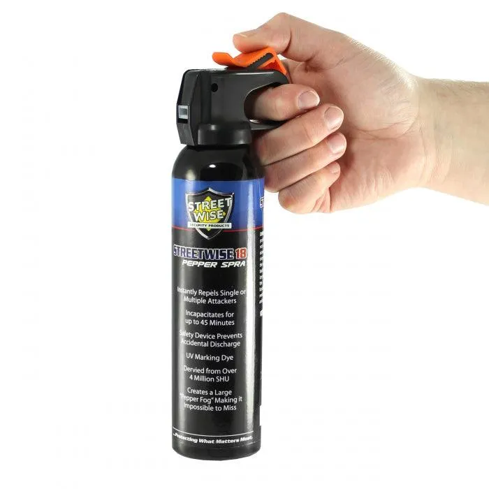 3 Units 9 oz Fire Master Lab Certified Streetwise 18% Pepper Spray