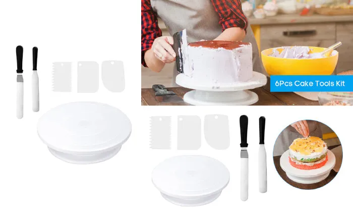 6 Piece Cake Tool Kit