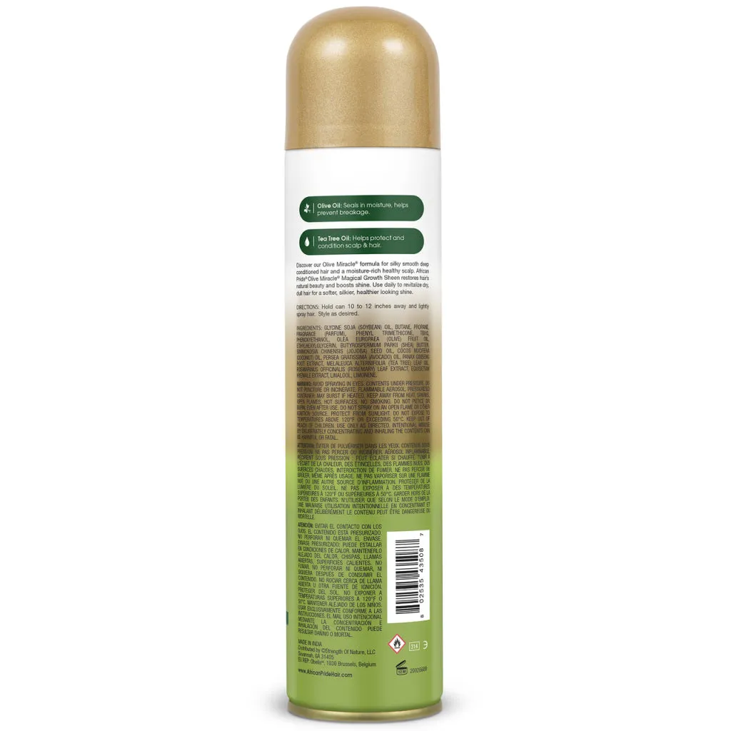 African Pride Olive Miracle Magical Growth Sheen 8oz