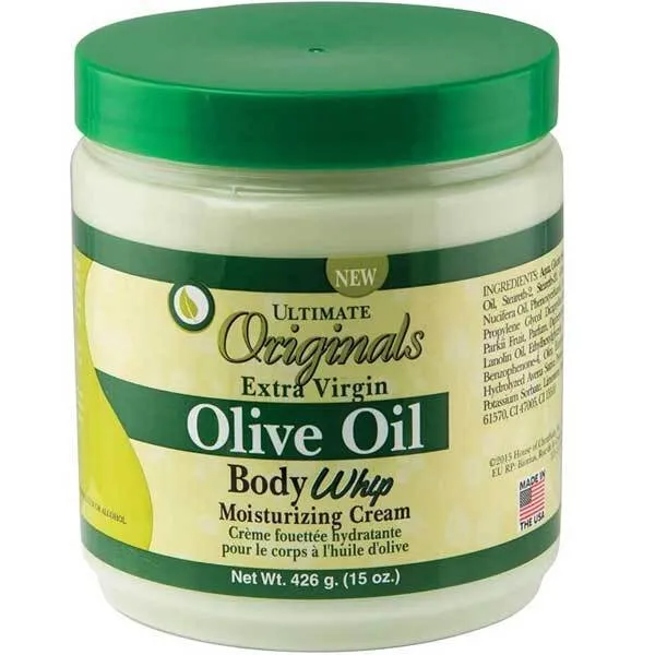 Africas Best Ultimate Organics Olive Oil Body Whip Moisturising Cream 426g