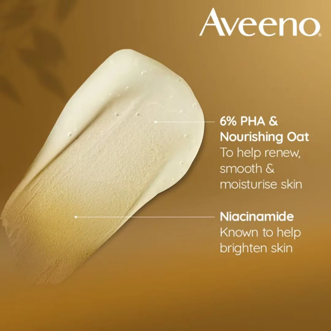 Aveeno Skin Renewal Smoothing Cream Body Lotion Moisturiser 300ml (T)