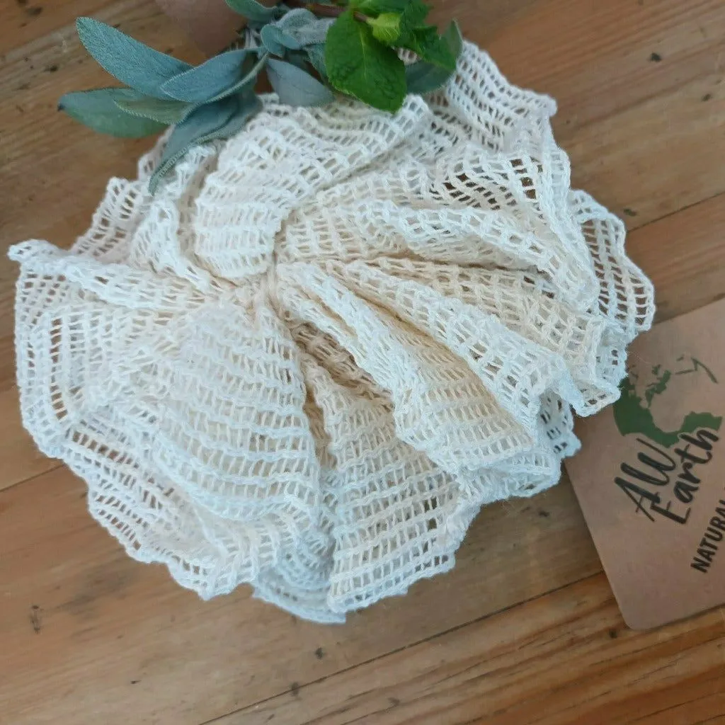 AW Earth - Eco Friendly Biodegradable Nature Bath & Shower Scrunchy - Rami