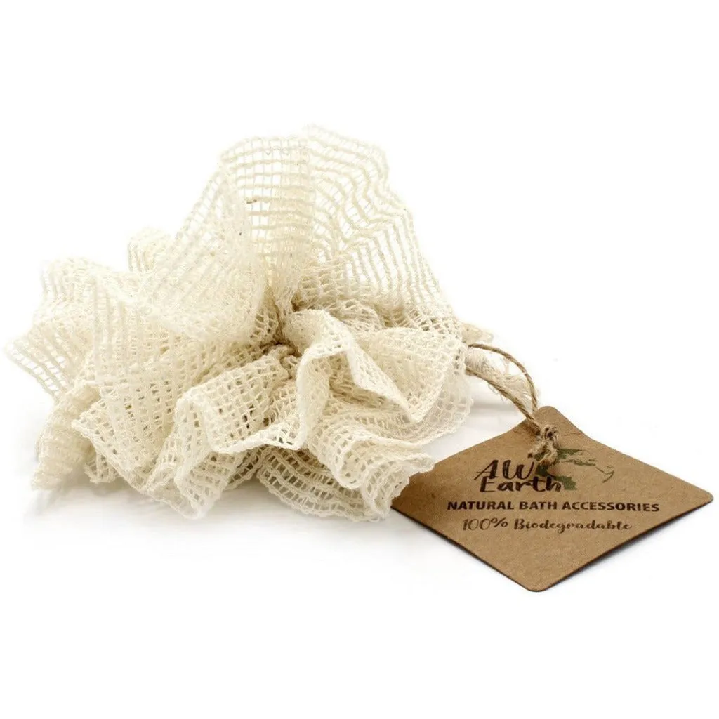 AW Earth - Eco Friendly Biodegradable Nature Bath & Shower Scrunchy - Rami