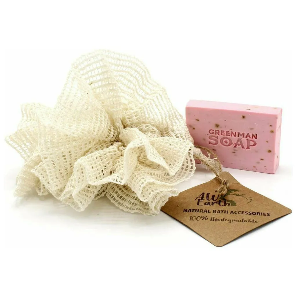 AW Earth - Eco Friendly Biodegradable Nature Bath & Shower Scrunchy - Rami