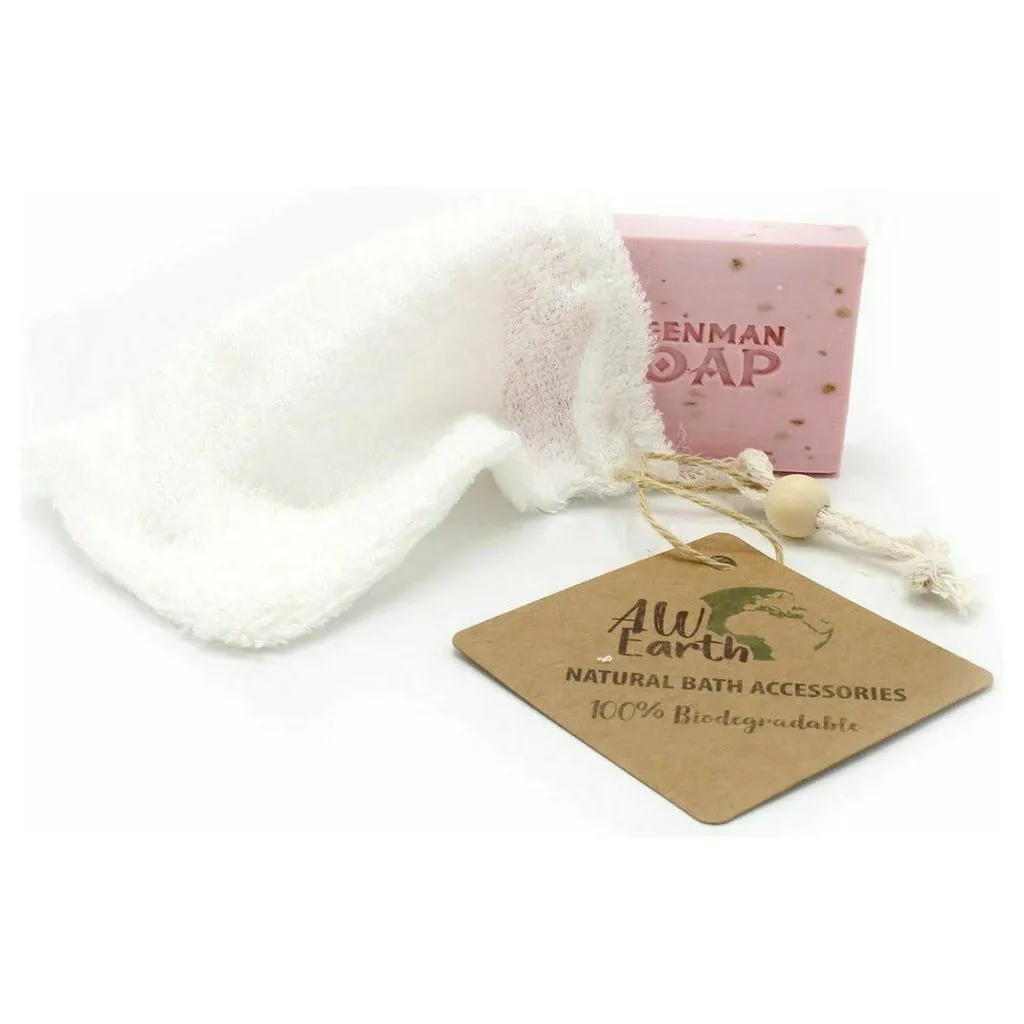 AW Earth - Natural Biodegradable Soap Bags - Sisal Bamboo or Jute