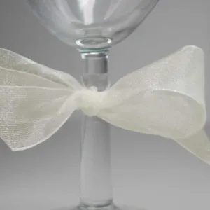 Berisfords Super Sheer Ribbon 25m - BRIDAL WHITE