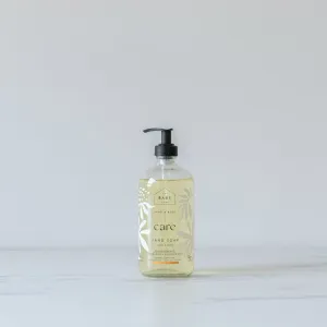 Blood Orange, Bergamot & Sandalwood Hand Soap In Glass Bottle