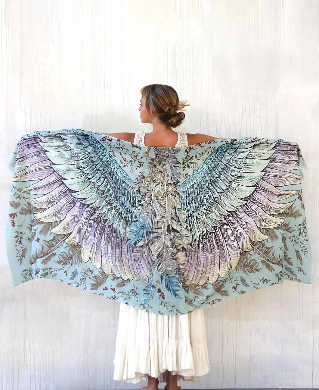 Blue Vintage Wings