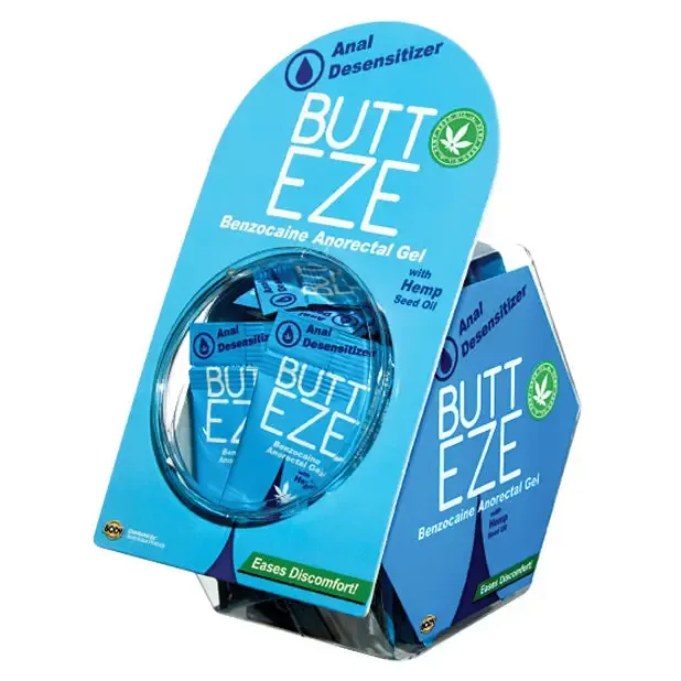 Butt Eze Sample Packet 50pc Fish Bowl Display