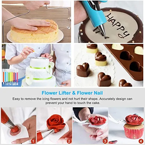 Cake Decorating Supplies,493 PCS Cake Decorating Kit