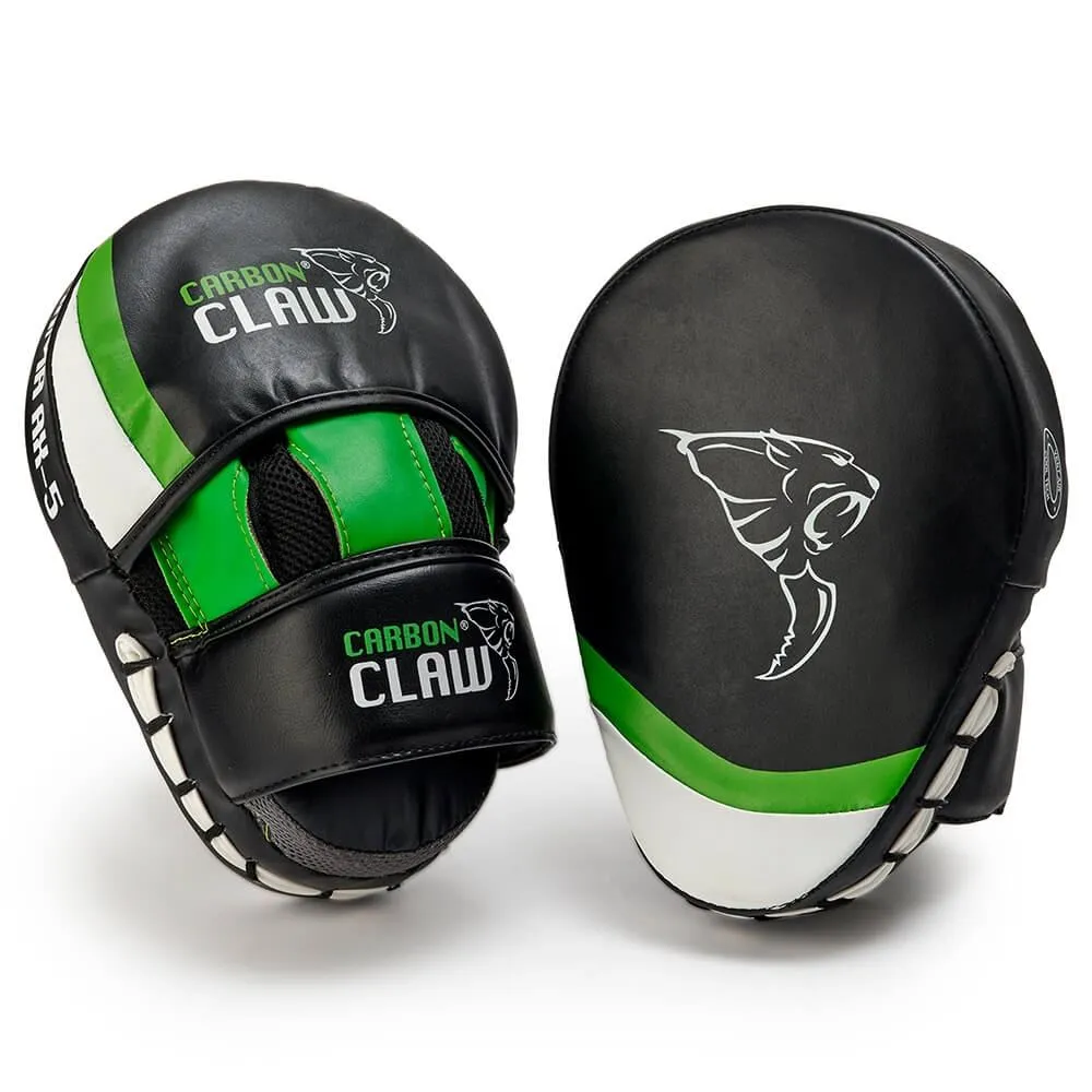 Carbon Claw Arma Ax-5 Curved Hook And Jab Pads Black/Green