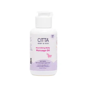 CITTA Baby Massage Oil for New born & Kids |Enriched with Coconut, Olive & Almond oil