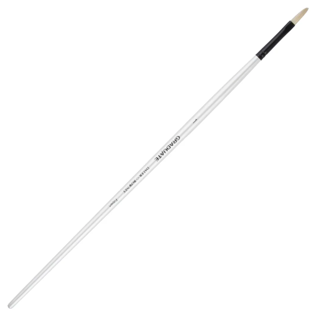 Daler Rowney Graduate Brush Long Handle Bristle Filbert 1=6mm