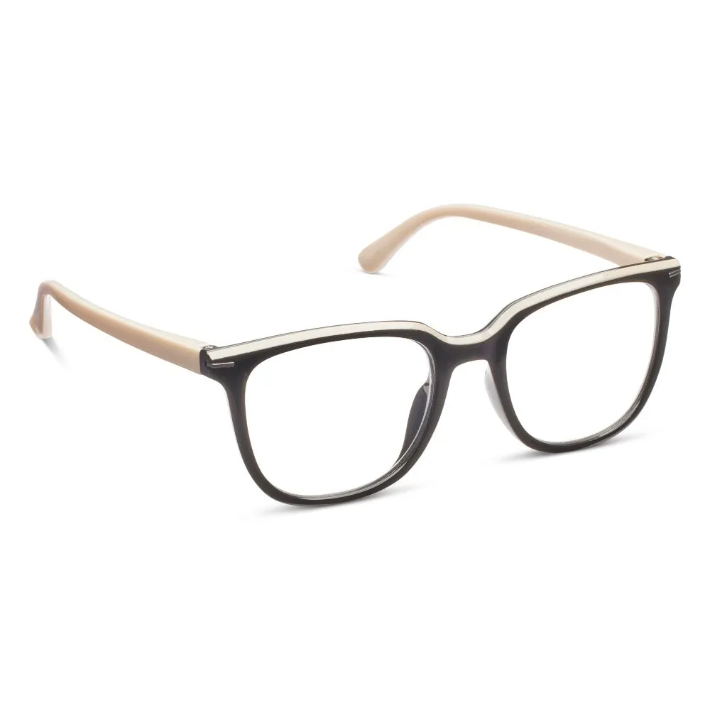 Dante Black   Taupe Blue-Light Reading Glasses {clearance}