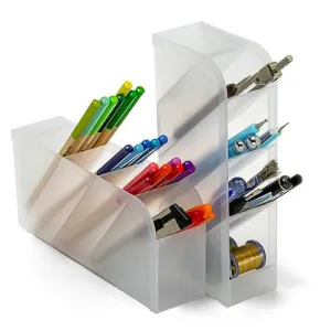 Desk Organizer, Pen Holder with 8 Compartments, 2PK