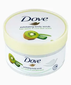 Dove Exfoliating Body Scrub Kiwi Seeds & Cool Aloe Scent 225 ml