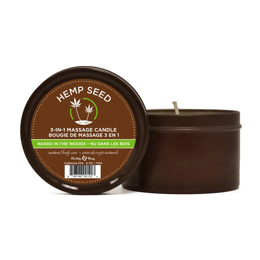 Earthly Body Suntouched Hemp Candle - 6 Oz Round Tin