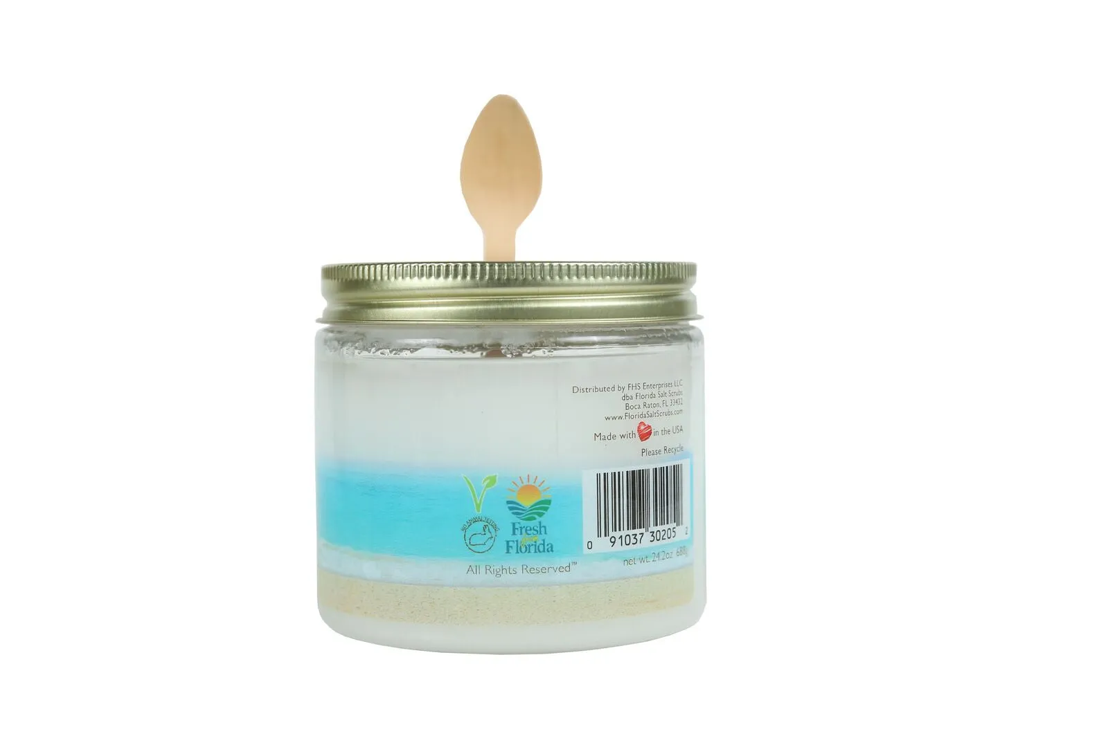 Florida Glow Salt Scrubs Jar