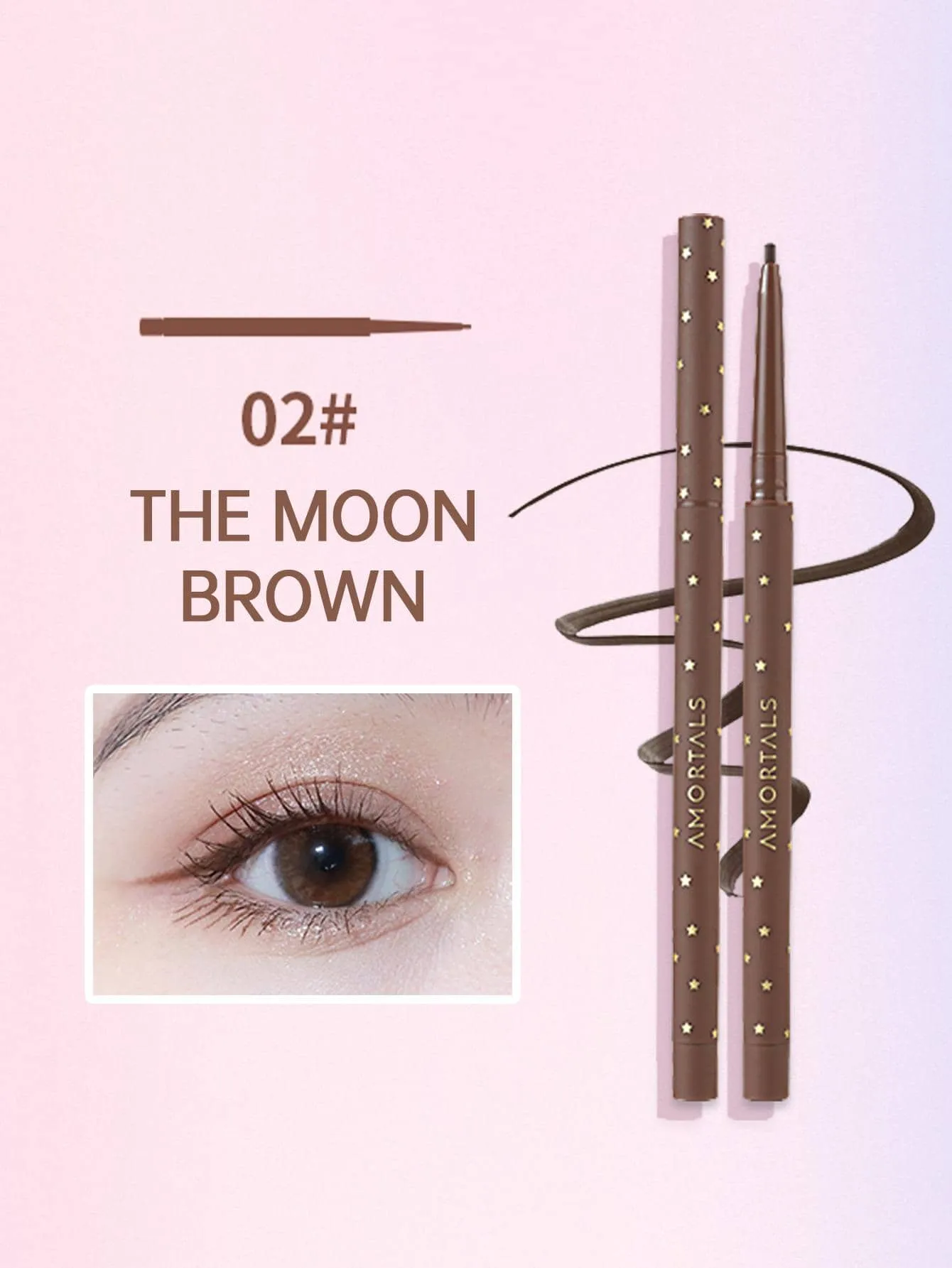 Flow cloud eyeliner glue pen waterproof sweat-resistant non-halo dyeing is not easy to fade