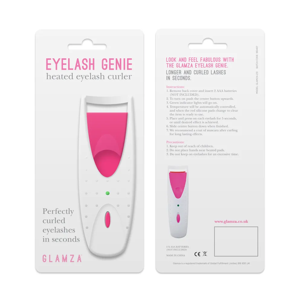 Glamza Heated Eyelash Curler – Free UK Delivery!