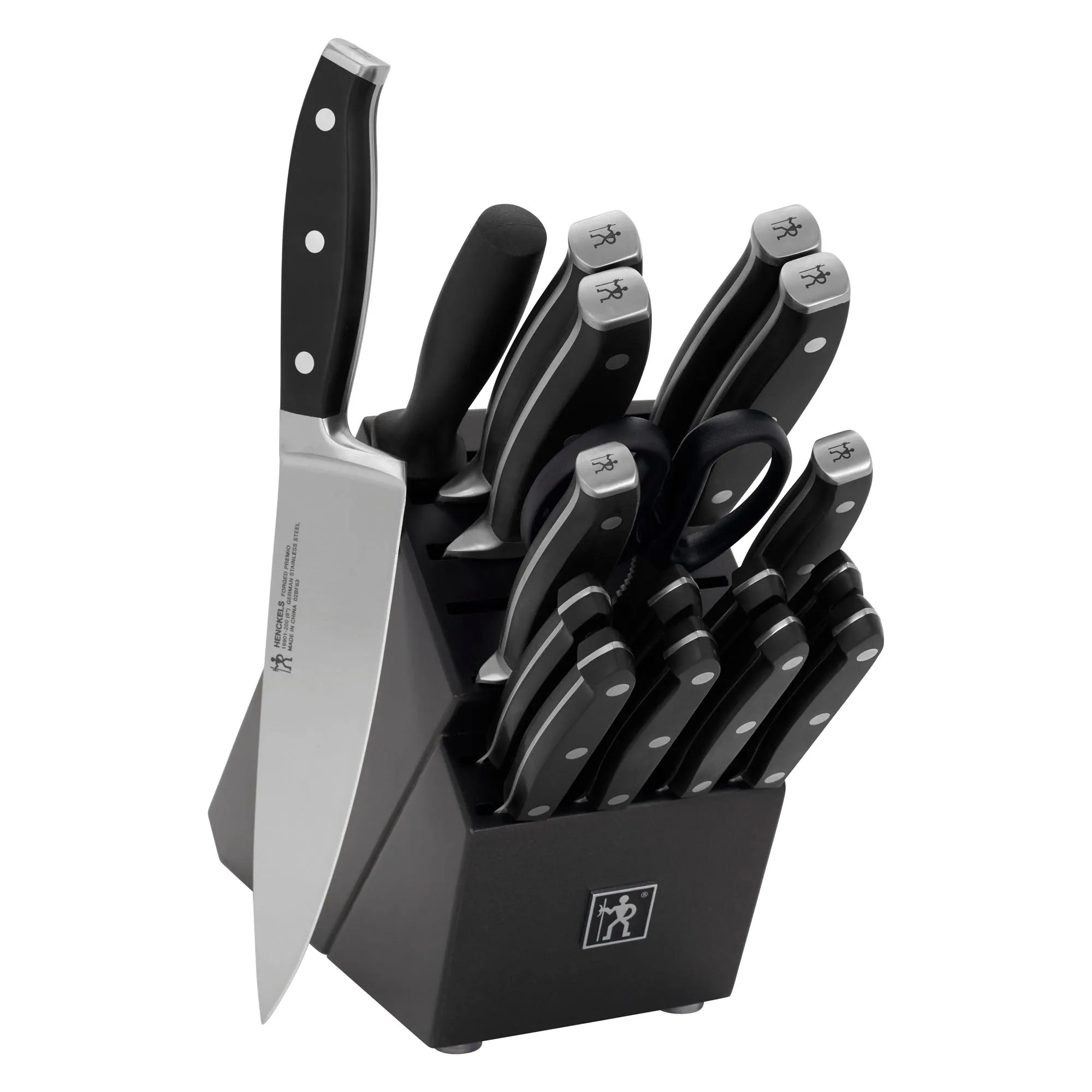 Henckels Forged Premio 18-Piece Knife Block Set