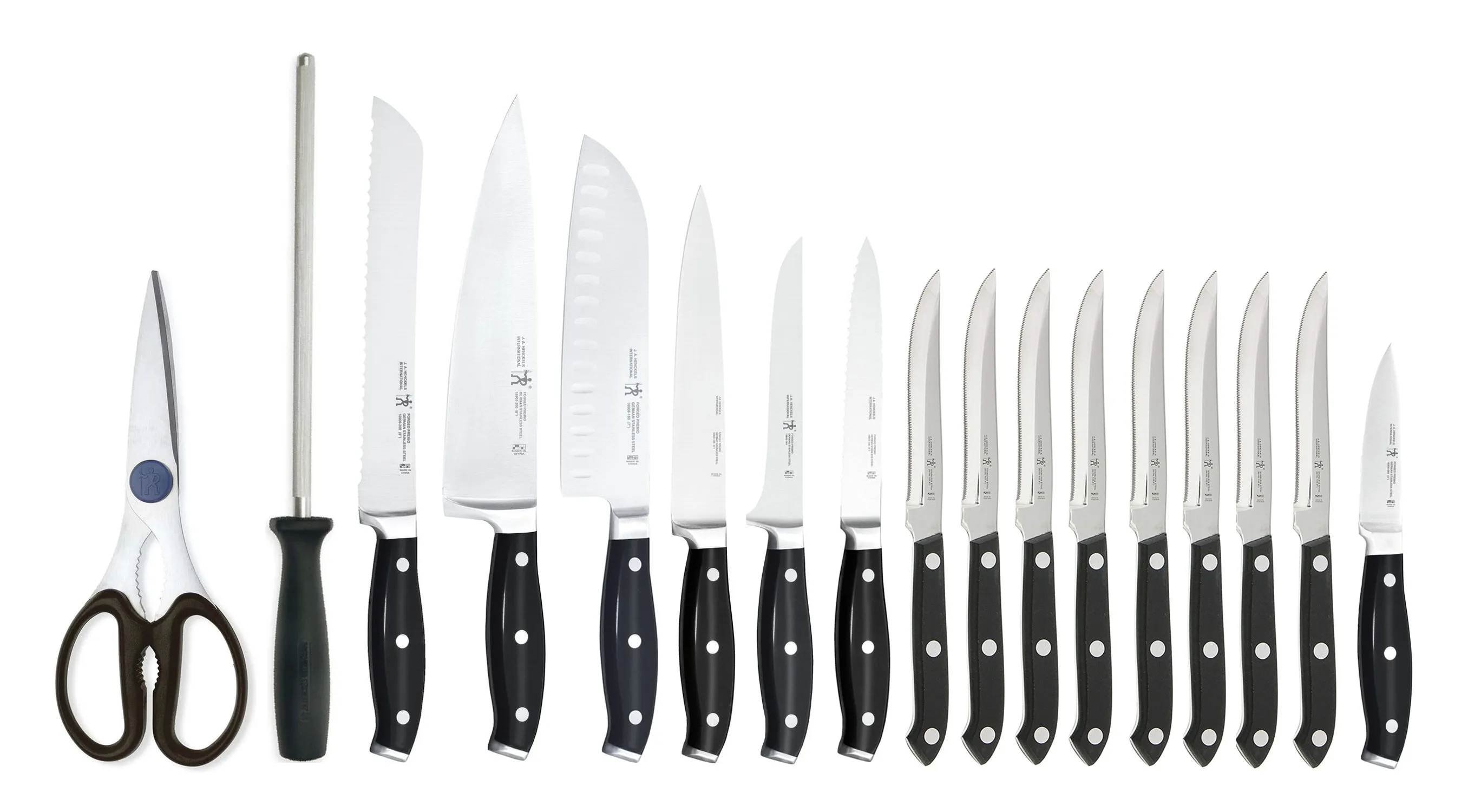 Henckels Forged Premio 18-Piece Knife Block Set