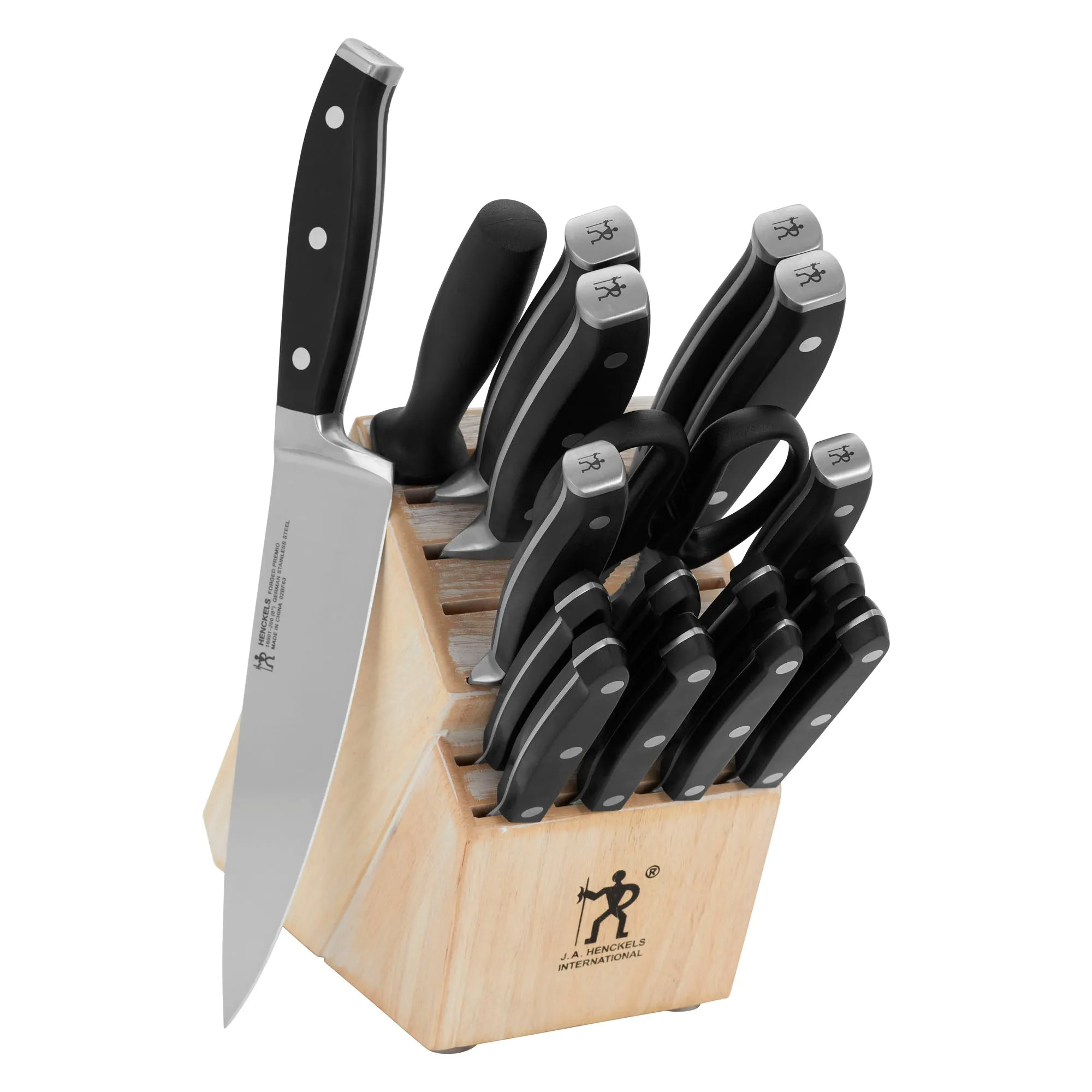 Henckels Forged Premio 18-Piece Knife Block Set