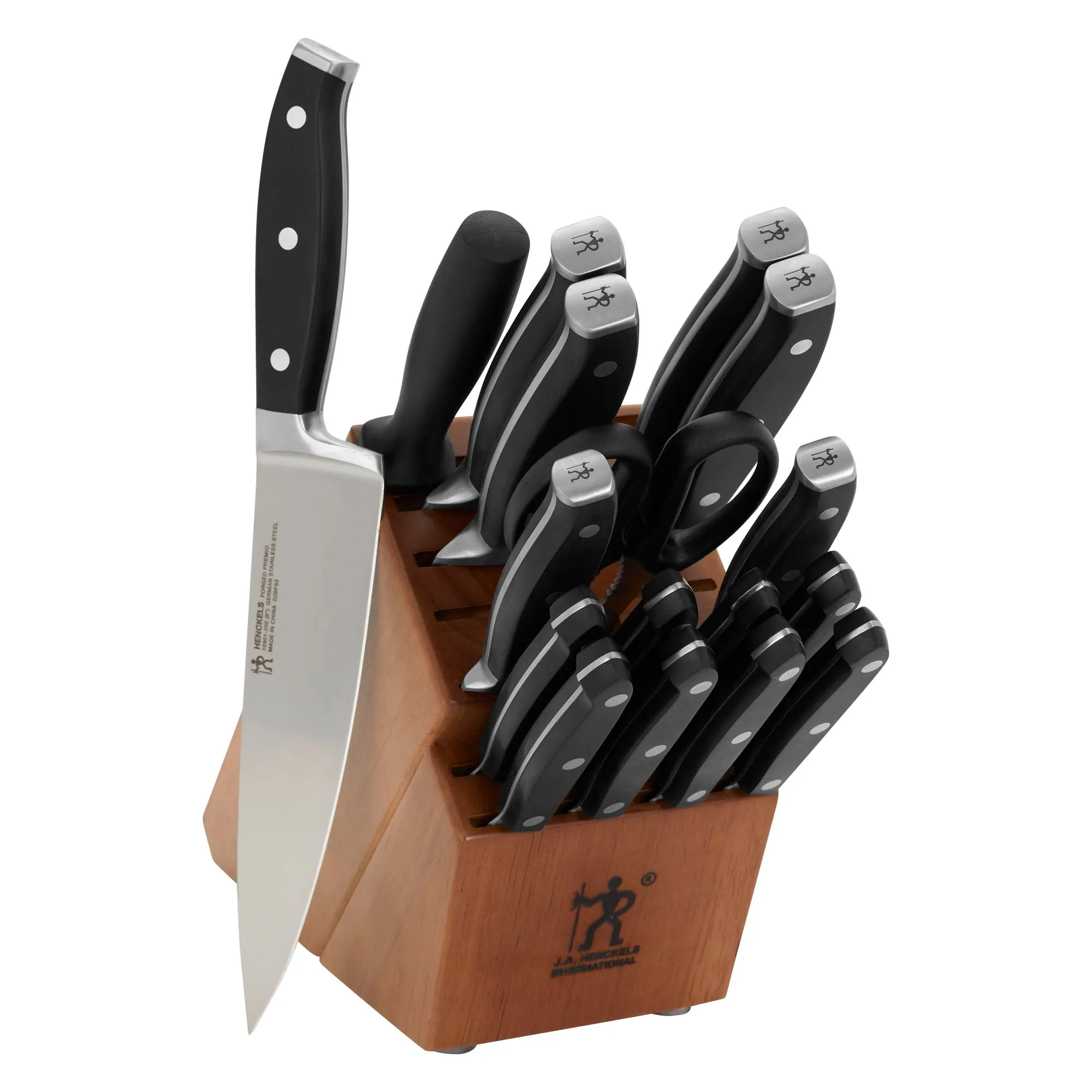 Henckels Forged Premio 18-Piece Knife Block Set