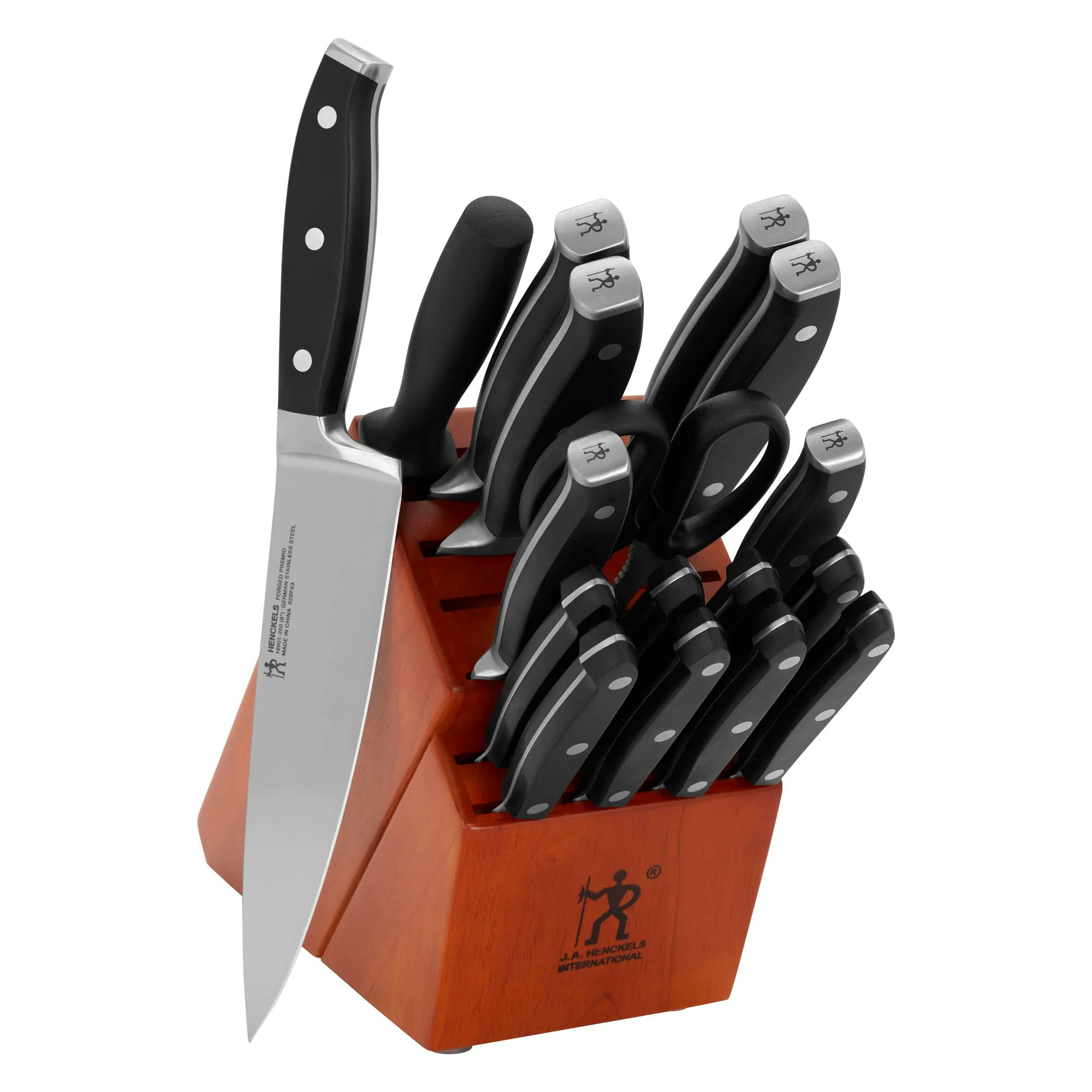 Henckels Forged Premio 18-Piece Knife Block Set