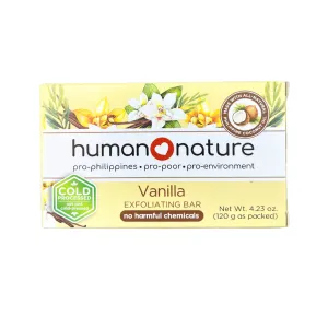 Human Nature Exfoliating Vanilla Bar Soap 120g