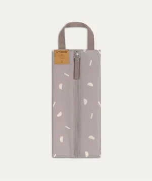 Insulated Pouch - Blocks Taupe