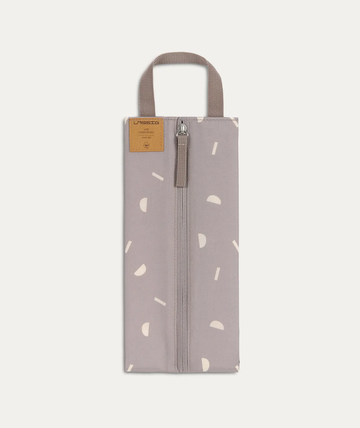 Insulated Pouch - Blocks Taupe