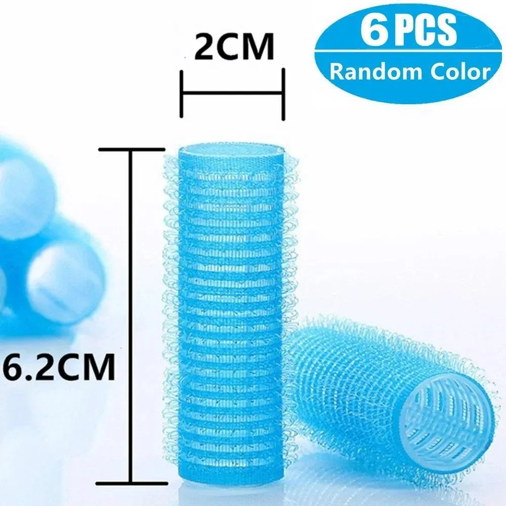 Jumbo Self-Grip Hair Curlers: Salon Quality Heatless Curls Foam Rollers