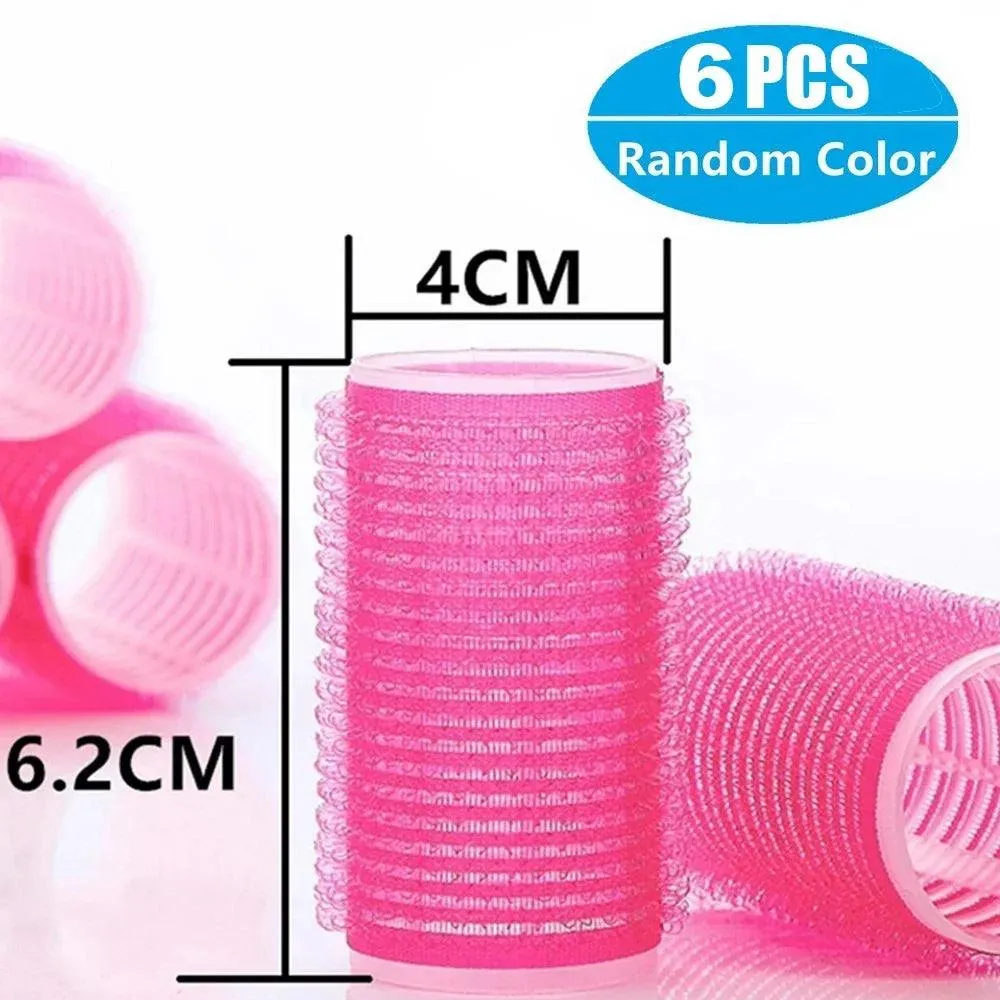 Jumbo Self-Grip Hair Curlers: Salon Quality Heatless Curls Foam Rollers