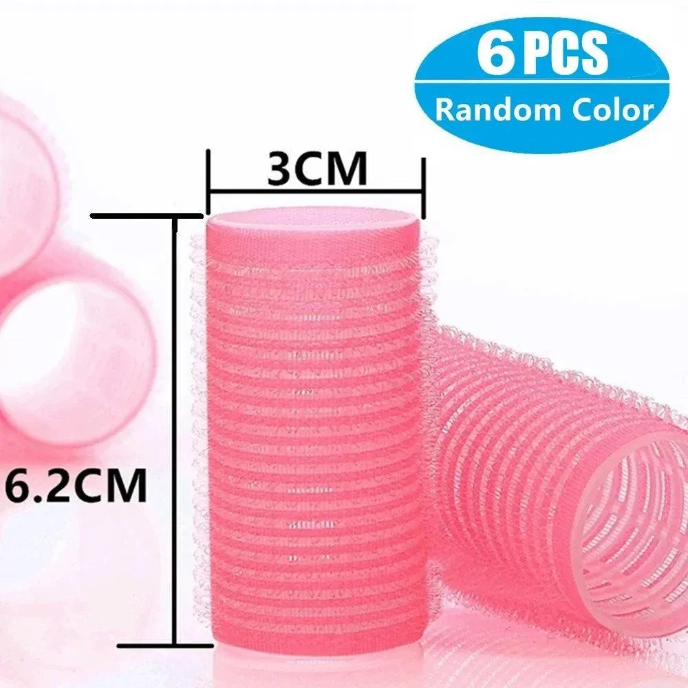 Jumbo Self-Grip Hair Curlers: Salon Quality Heatless Curls Foam Rollers