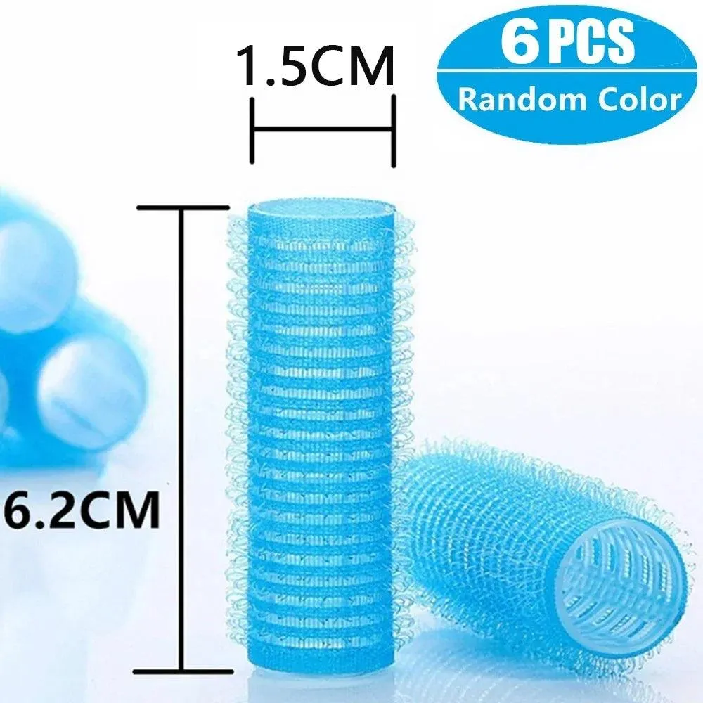 Jumbo Self-Grip Hair Curlers: Salon Quality Heatless Curls Foam Rollers