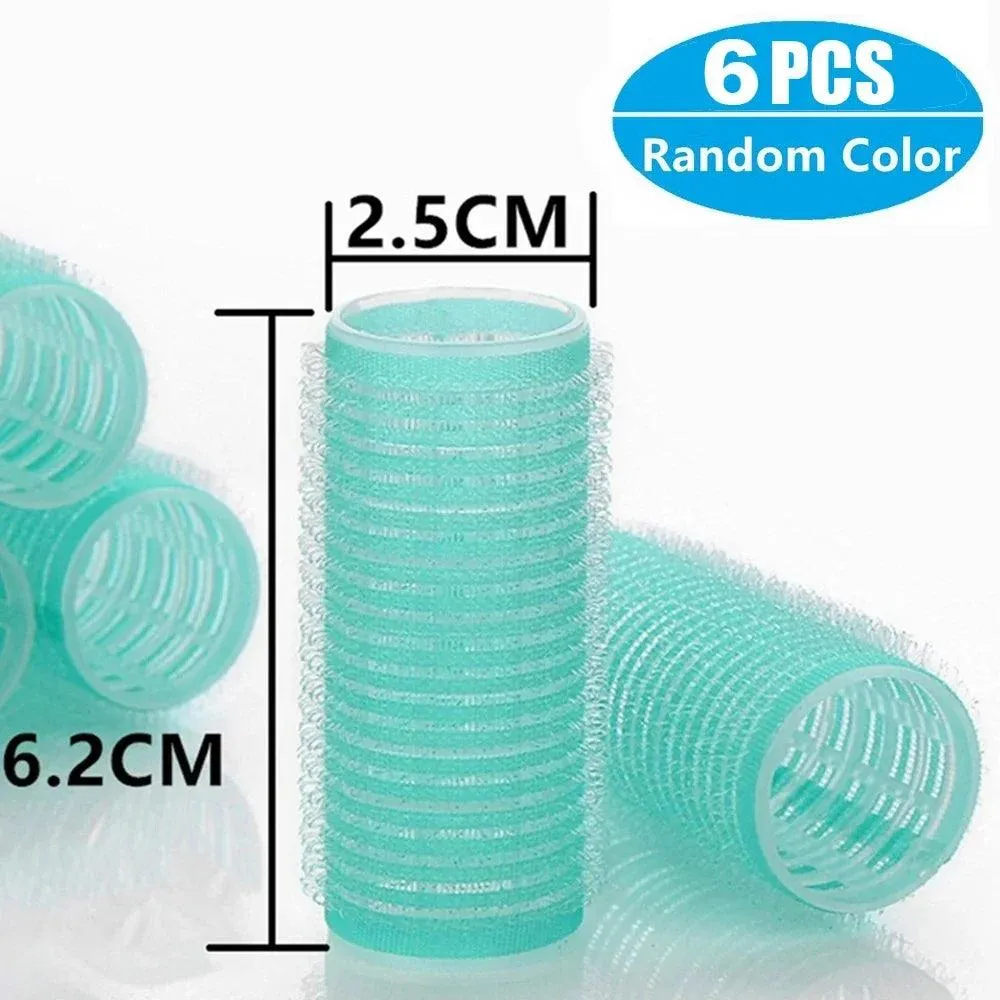 Jumbo Self-Grip Hair Curlers: Salon Quality Heatless Curls Foam Rollers