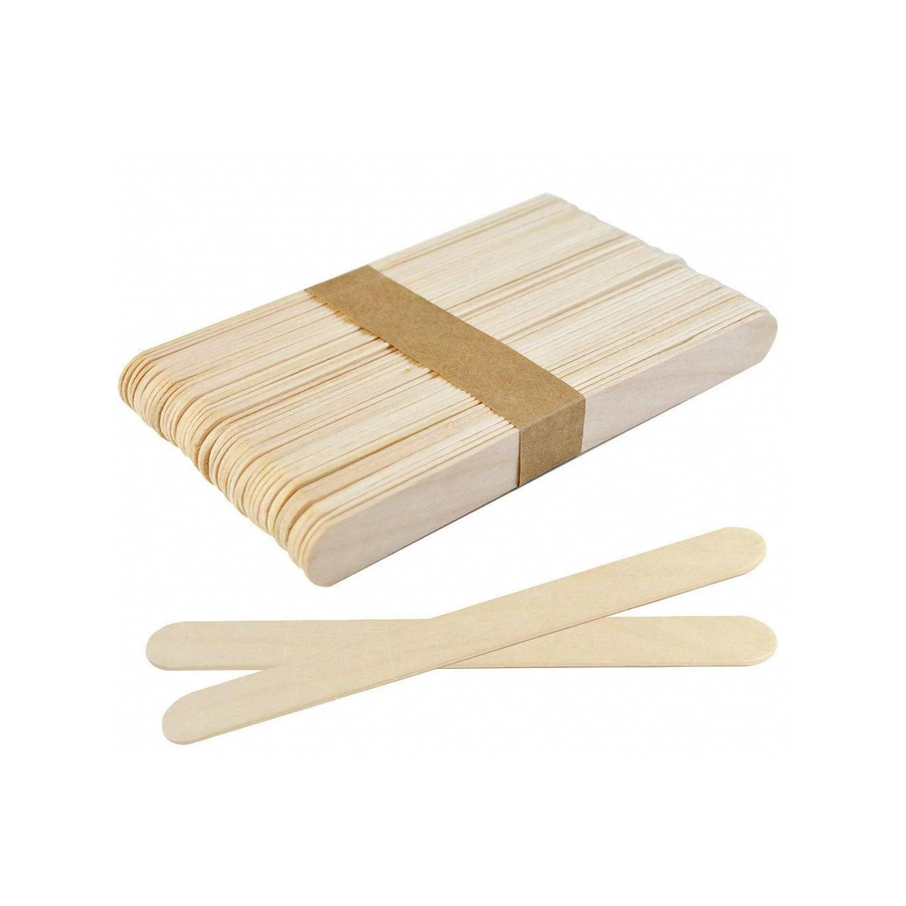 Large Wax Spatulas - 100 Pack: Eco-Friendly & Precise Waxing