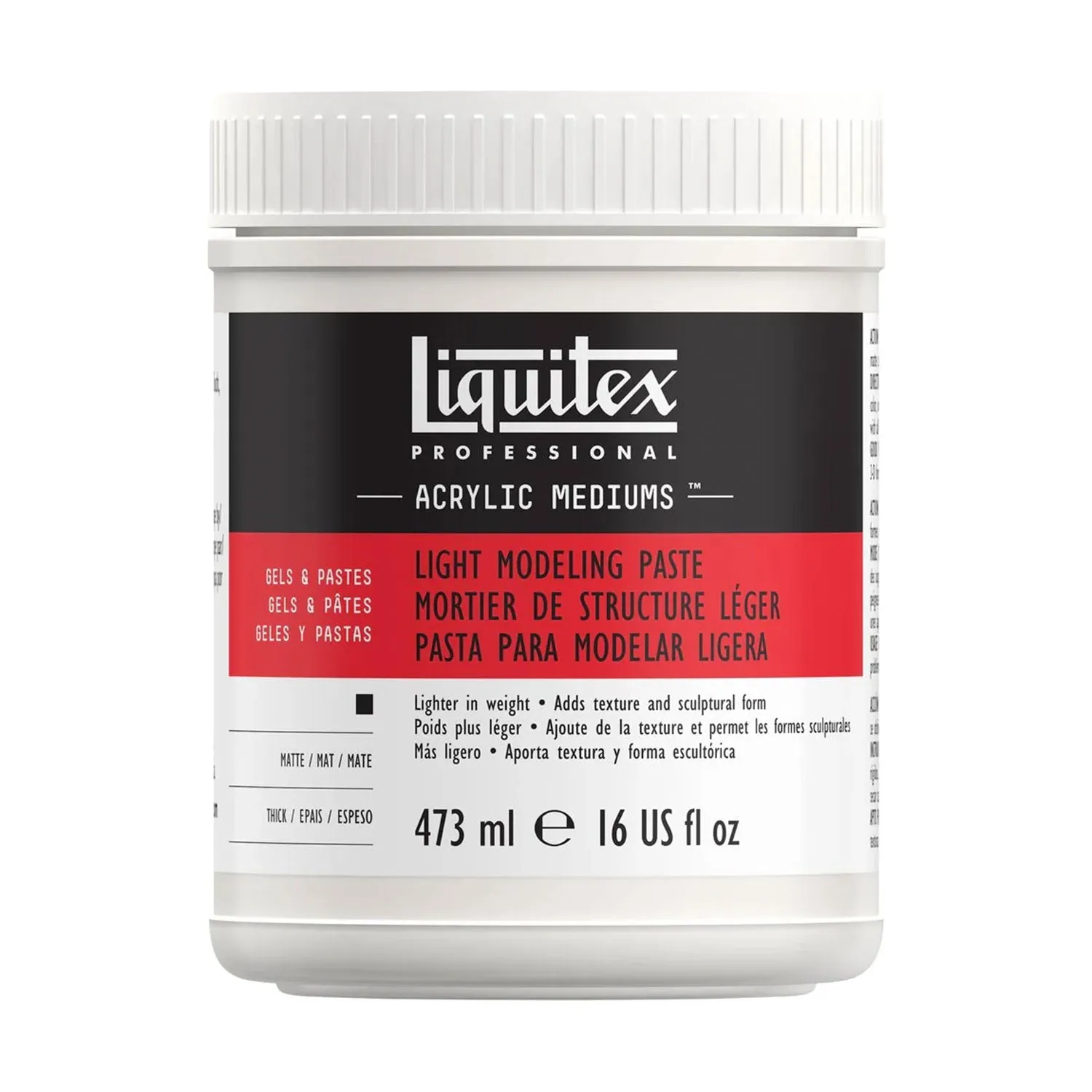 Liquitex Professional Light Modelling Paste 473ml