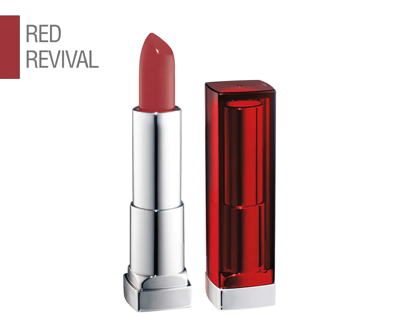 MAYBELLINE Color Sensational Lipstick Satin 4.2G - #645 Red Revival