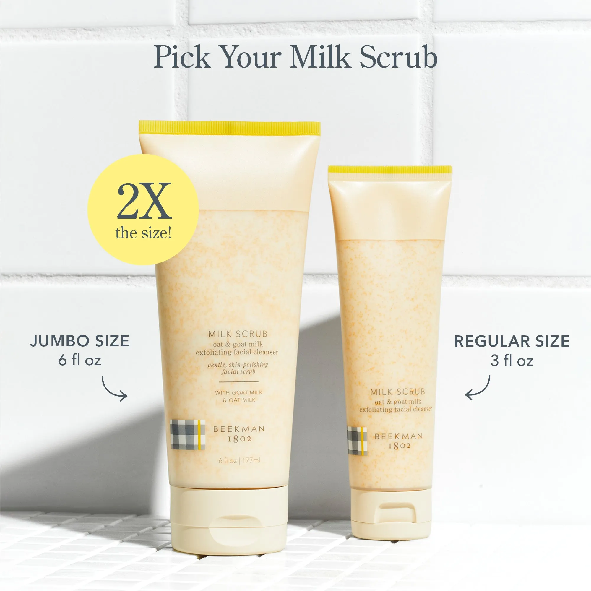 Milk Scrub Oat   Goat Milk Exfoliating Facial Cleanser