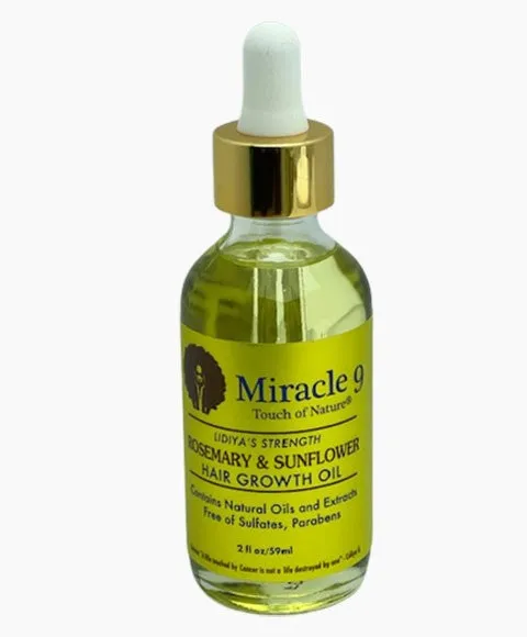 Miracle 9  Rosemary And Sunflower Hair Growth Oil