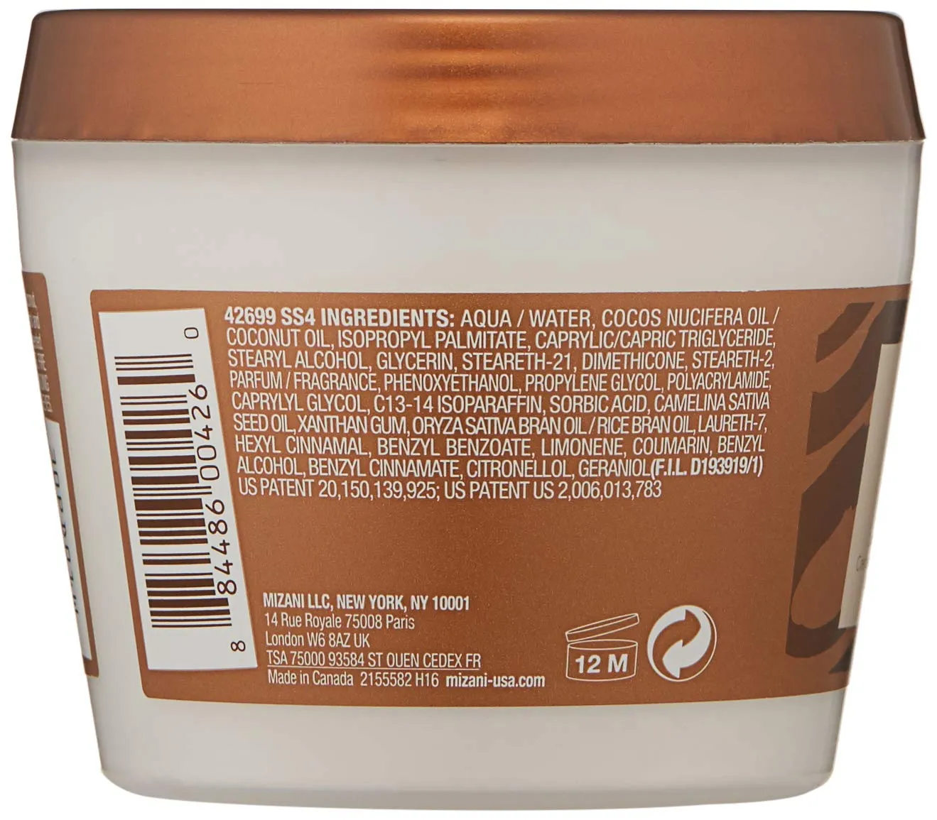 Mizani Coconut Souffle Hairdress 8oz