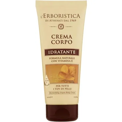 Moisturizing body cream with argan oil 200ml, L'Erboristica