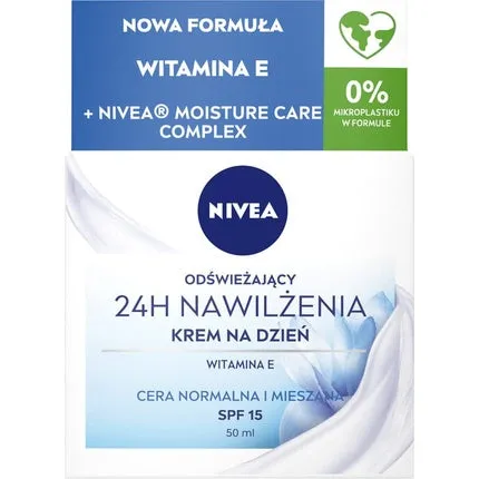 Moisturizing refreshing face cream 24 hours 50ml, Nivea