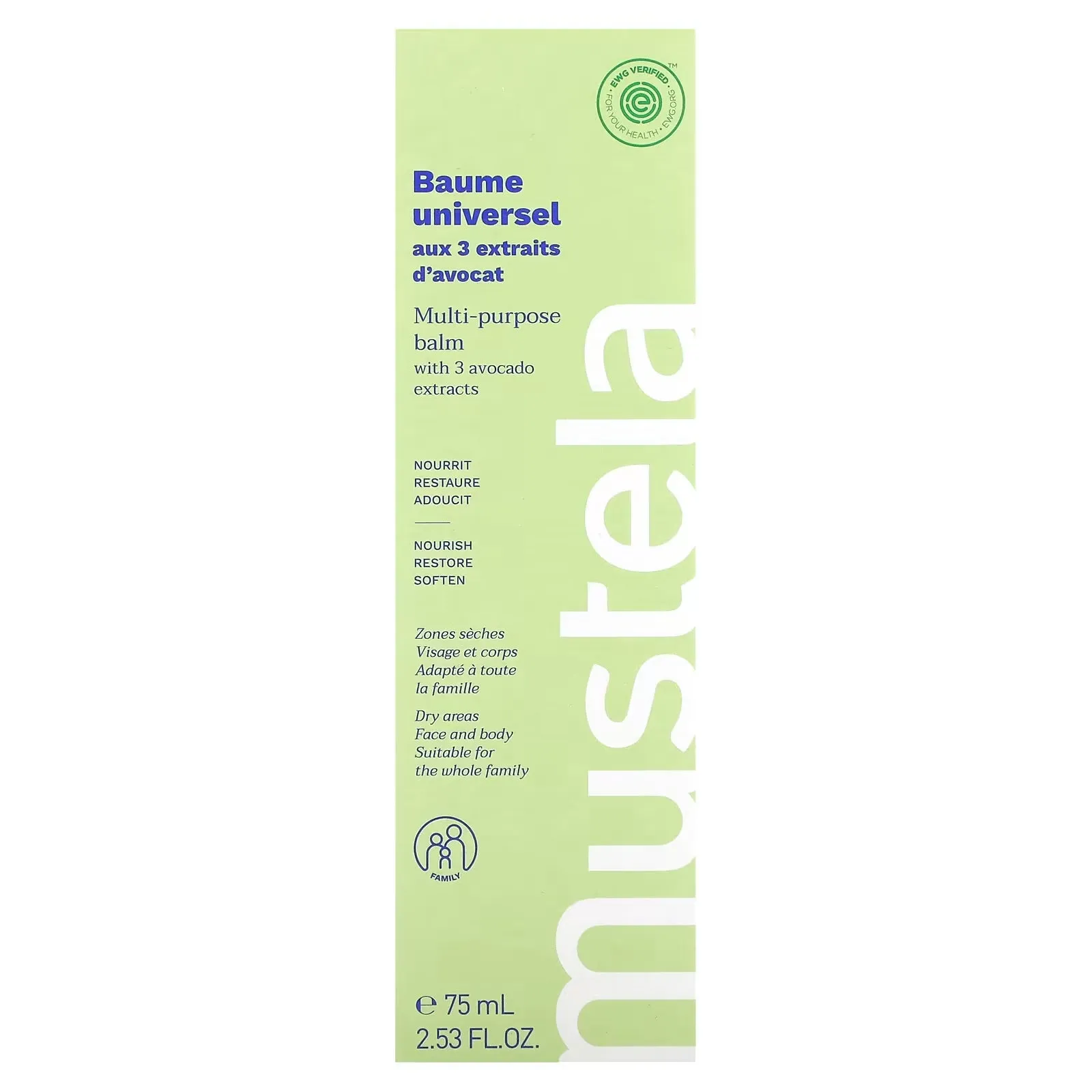 Mustela multi-purpose balm, 75 ml