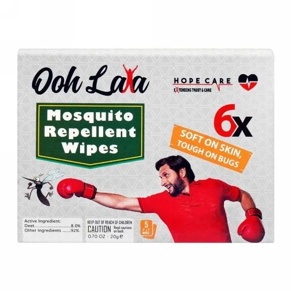 OOH LALA MOSQUITO REPELLENT WIPES