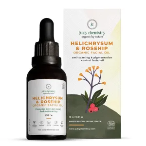 Organic Helichrysum & Rosehip Anti-Scarring & Pigmentation Control Facial Oil - 10ml