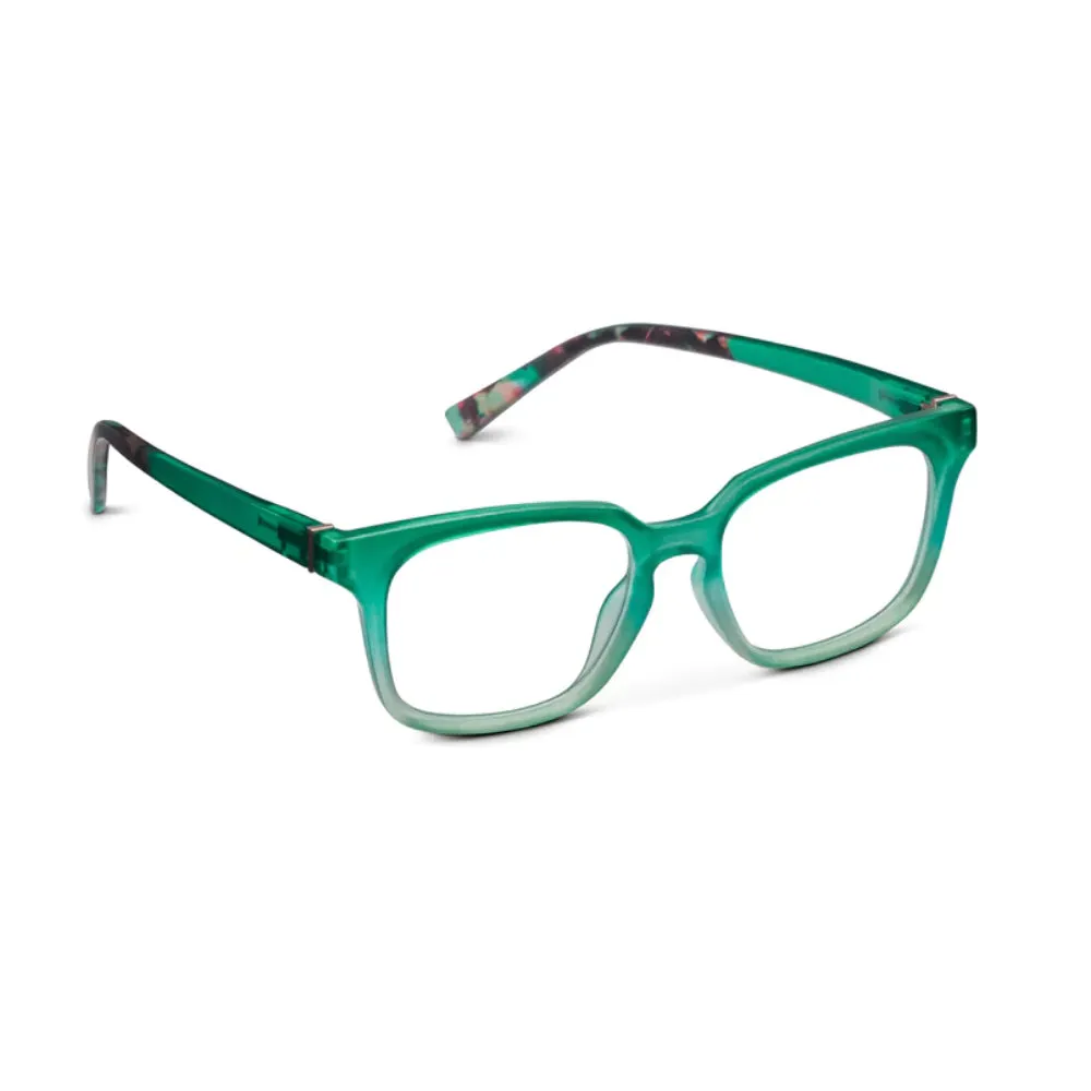 Peepers Blue Light Readers Desert Sunrise - Teal/Teal Botanico