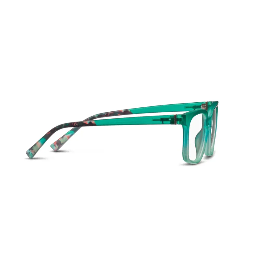 Peepers Blue Light Readers Desert Sunrise - Teal/Teal Botanico